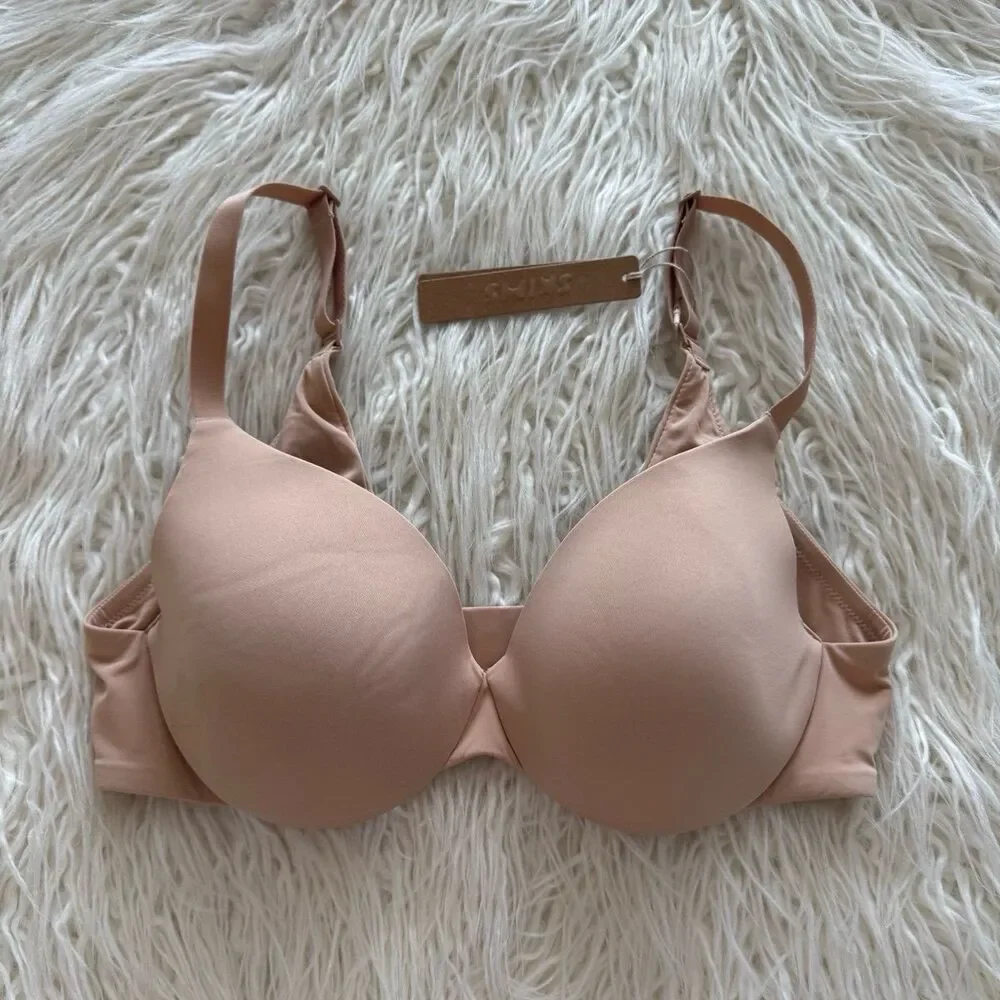 Skims Smoothing Intimates Full Coverage Lightly Lined Bra Clay Size 34B - Picture 2 of 8